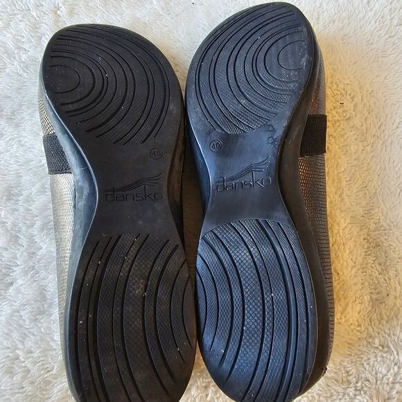 NEW Dansko Women Addy Lizard Metallic Leather Slip On Loafer Shoes 409.5 - 10 - Picture 5 of 8